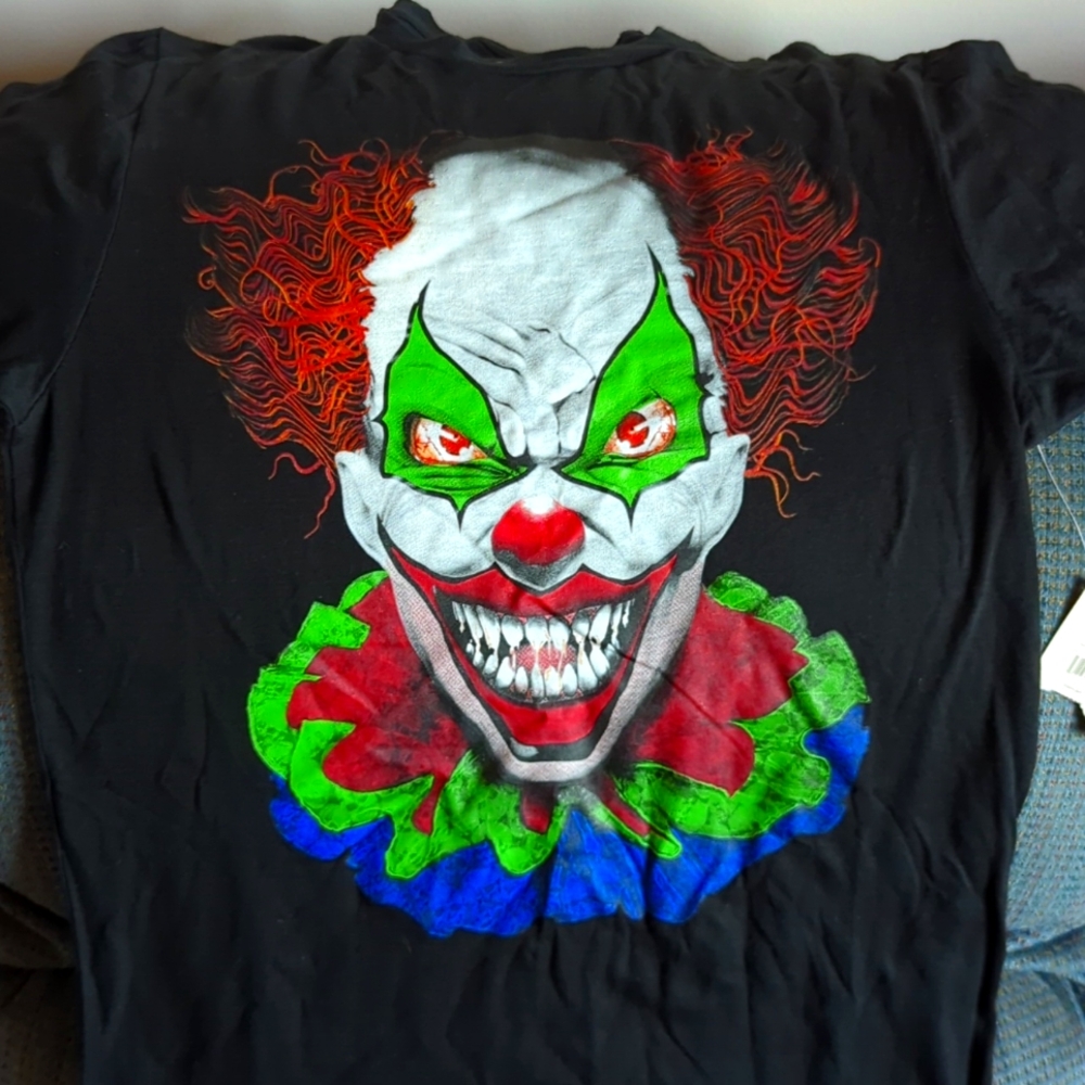 Evil clown Tshirt men's size small